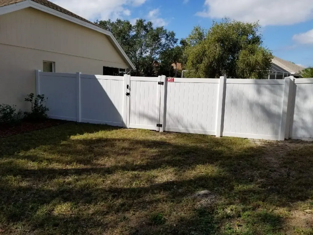 Vinyl Fence