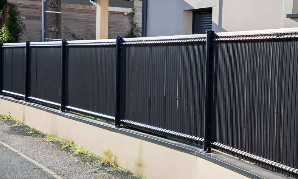How to Build a Corrugated Metal Fence