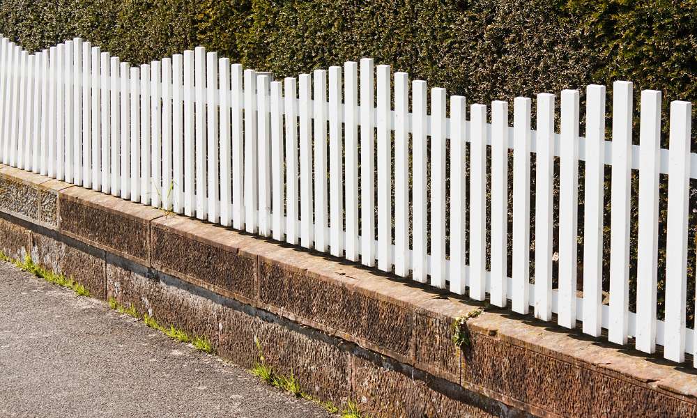White Picket Wood Fences